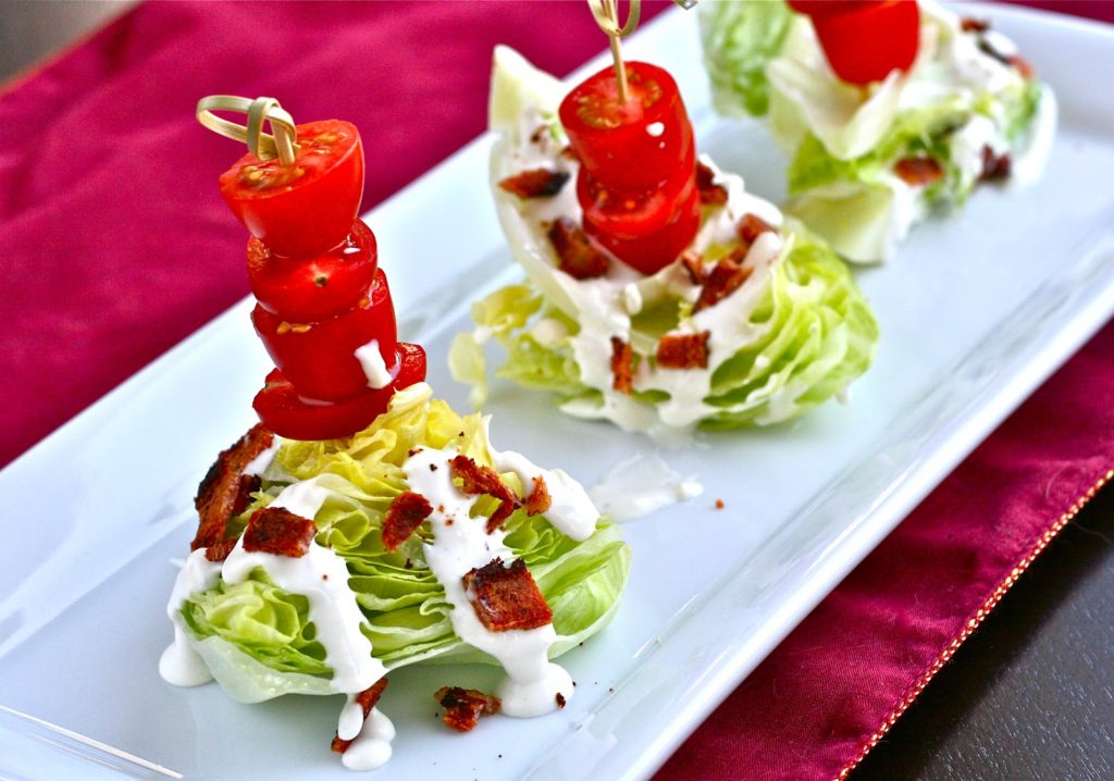 Wedge Salad Skewers - Recipes