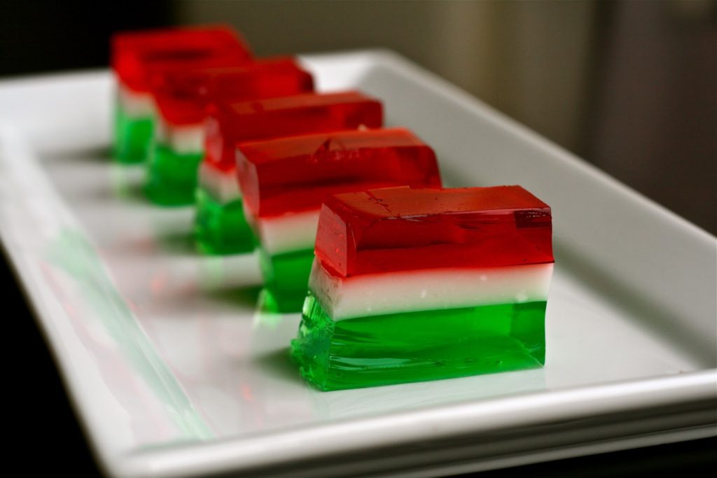 J is for: Jolly Jello Shots.