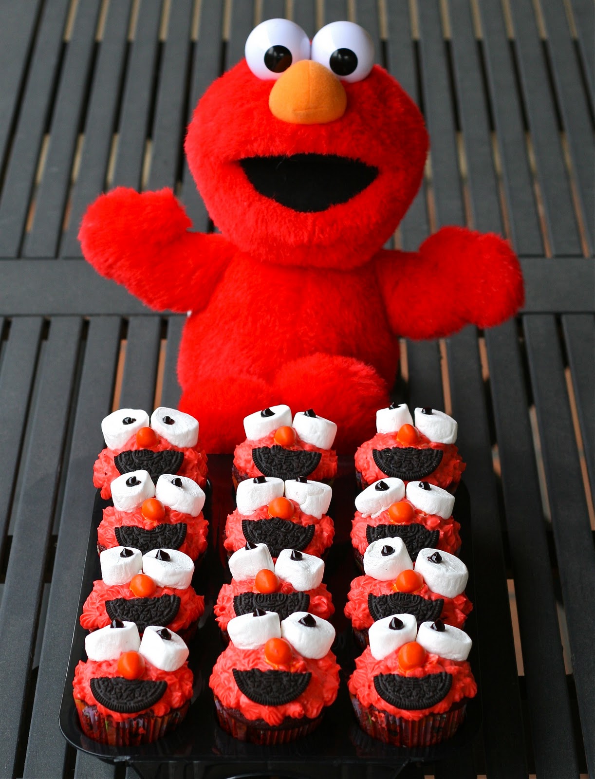 P is for: Party for Jack {& Elmo Cupcakes} - is for eat