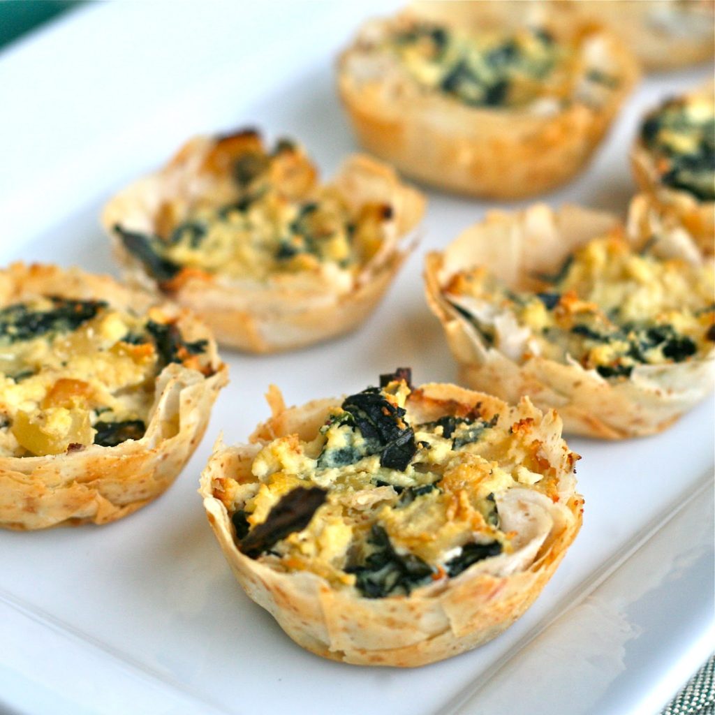 X is for: Xeri Mizithra Cheese {Spanakopita Cups} - e is for eat