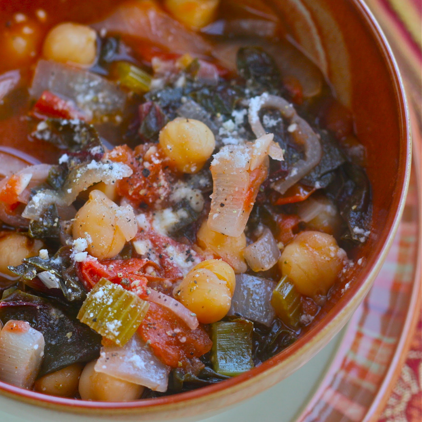 C is for: Chard & Chickpea Stew - e is for eat