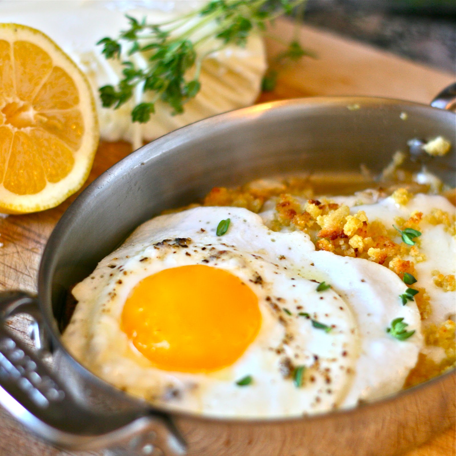 Upgrade Sunny-Side Up Eggs By Deglazing Your Pan