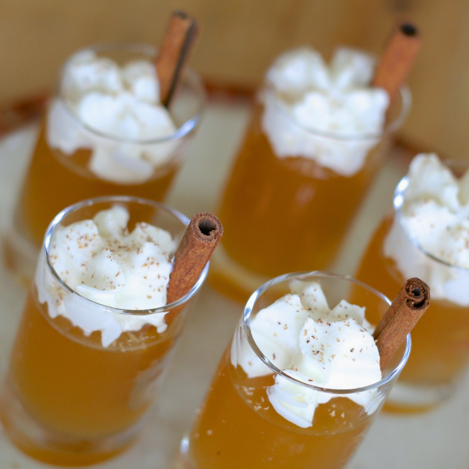 C is for: Caramel Apple Jelly Shots - e is for eat