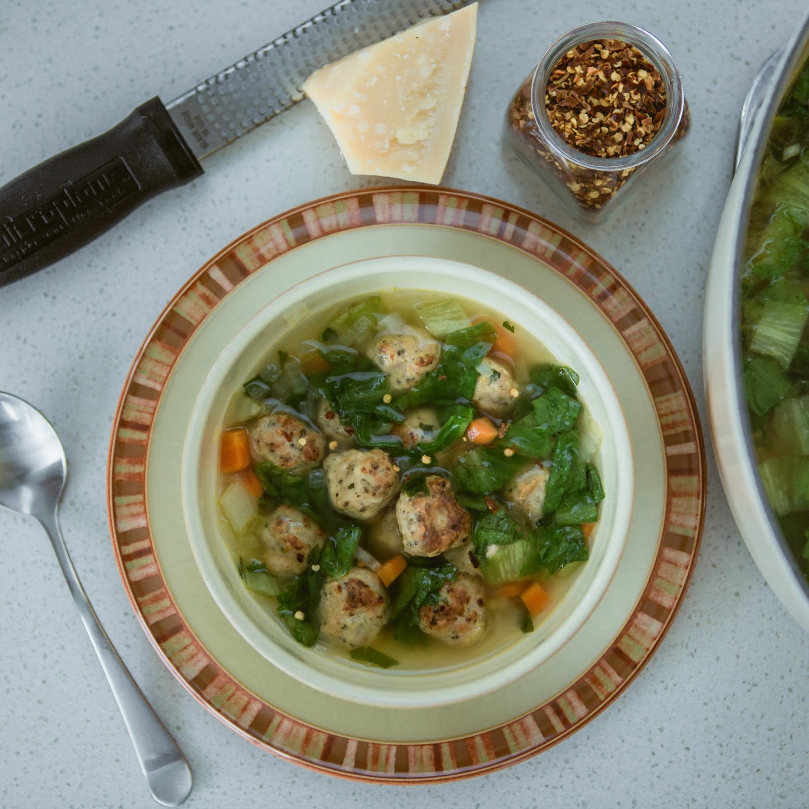 Italian Wedding Soup {Paleo, Keto, Whole30} 